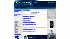 What Edscuola.it website looked like in 2023 (1 year ago)