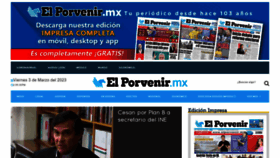 What Elporvenir.mx website looked like in 2023 (1 year ago)