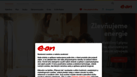 What Eon.cz website looked like in 2023 (1 year ago)