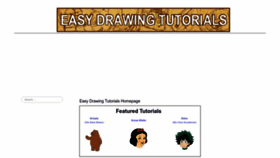 What Easydrawingtutorials.com website looked like in 2023 (1 year ago)