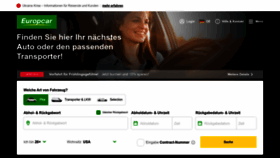 What Europcar.de website looked like in 2023 (1 year ago)