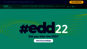 What Eudevdays.eu website looked like in 2023 (1 year ago)