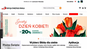 What Edycja.pl website looked like in 2023 (1 year ago)