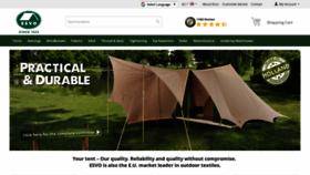 What Esvocampingshop.com website looked like in 2023 (2 years ago)