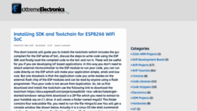 What Extremeelectronics.co.in website looked like in 2023 (1 year ago)