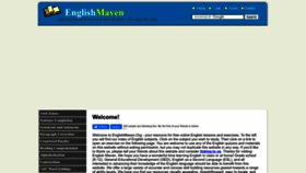 What Englishmaven.org website looked like in 2023 (1 year ago)