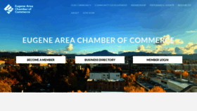 What Eugenechamber.com website looked like in 2023 (1 year ago)