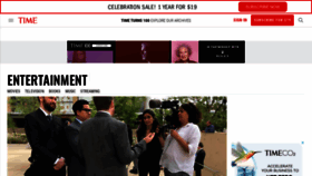 What Entertainment.time.com website looked like in 2023 (1 year ago)