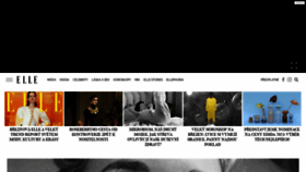 What Elle.cz website looked like in 2023 (2 years ago)