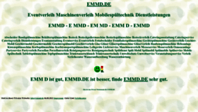 What Emmd.de website looked like in 2023 (1 year ago)