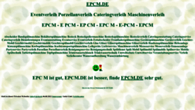 What Epcm.de website looked like in 2023 (3 years ago)