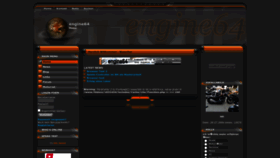 What Engine64.de website looked like in 2023 (1 year ago)