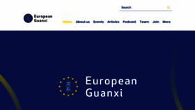 What Europeanguanxi.com website looked like in 2023 (1 year ago)