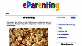 What Eparenting.co.uk website looked like in 2023 (1 year ago)
