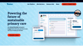 What Elationhealth.com website looked like in 2023 (1 year ago)