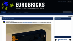 What Eurobricks.com website looked like in 2023 (1 year ago)
