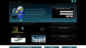 What Echalk.co.uk website looked like in 2023 (1 year ago)