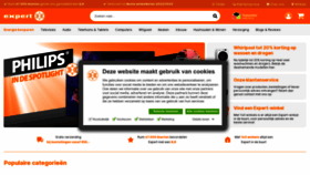 What Expert.nl website looked like in 2023 (1 year ago)