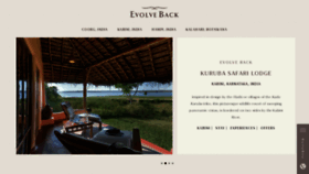 What Evolveback.com website looked like in 2023 (1 year ago)
