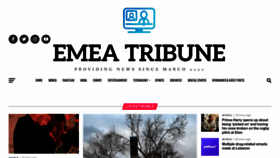 What Emeatribune.com website looked like in 2023 (1 year ago)