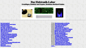 What Elektronik-labor.de website looked like in 2023 (1 year ago)