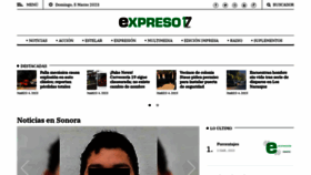 What Expreso.com.mx website looked like in 2023 (2 years ago)