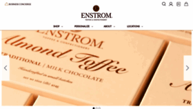What Enstrom.com website looked like in 2023 (1 year ago)