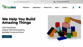 What Everblocksystems.com website looked like in 2023 (1 year ago)