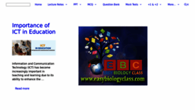 What Easybiologyclass.com website looked like in 2023 (1 year ago)
