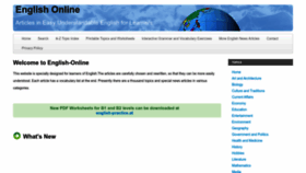What English-online.at website looked like in 2023 (1 year ago)