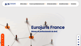 What Eurojuris.fr website looked like in 2023 (1 year ago)