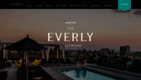 What Everlyhotelhollywood.com website looked like in 2023 (1 year ago)
