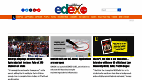 What Edexlive.com website looked like in 2023 (1 year ago)