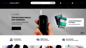 What Electrictobacconist.co.uk website looked like in 2023 (1 year ago)