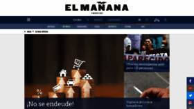 What Elmanana.com website looked like in 2023 (1 year ago)