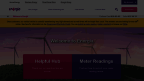 What Energia.ie website looked like in 2023 (1 year ago)