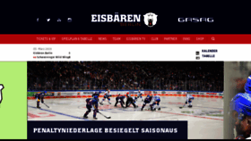 What Eisbaeren.de website looked like in 2023 (1 year ago)