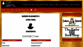 What Elizabethi.org website looked like in 2023 (1 year ago)