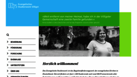 What Evstudienwerk.de website looked like in 2023 (1 year ago)