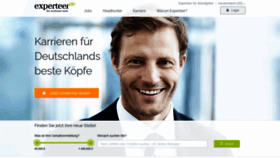 What Experteer.de website looked like in 2023 (2 years ago)