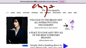 What Enya.com website looked like in 2023 (1 year ago)