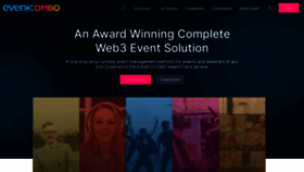 What Eventcombo.com website looked like in 2023 (1 year ago)
