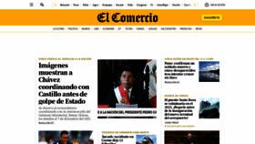 What Elcomercio.com.pe website looked like in 2023 (1 year ago)