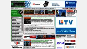 What Elektronika.lt website looked like in 2023 (1 year ago)