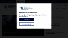 What Europakonsument.at website looked like in 2023 (1 year ago)