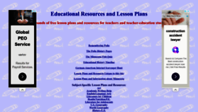 What Eds-resources.com website looked like in 2023 (1 year ago)
