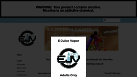 What Ejuicevapor.com website looked like in 2023 (1 year ago)