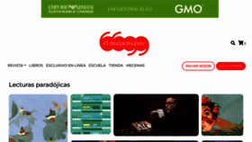 What Elmalpensante.com website looked like in 2023 (1 year ago)