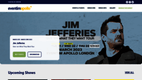 What Eventimapollo.com website looked like in 2023 (1 year ago)