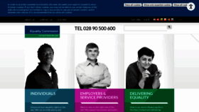 What Equalityni.org website looked like in 2023 (1 year ago)